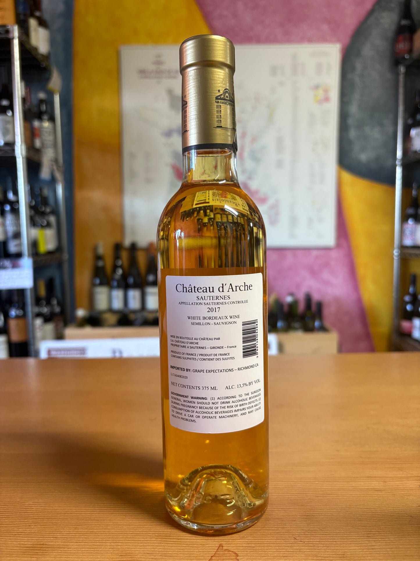 CHATEAU D'ARCHE 2017 Sauternes 375mL (Bordeaux, FR)