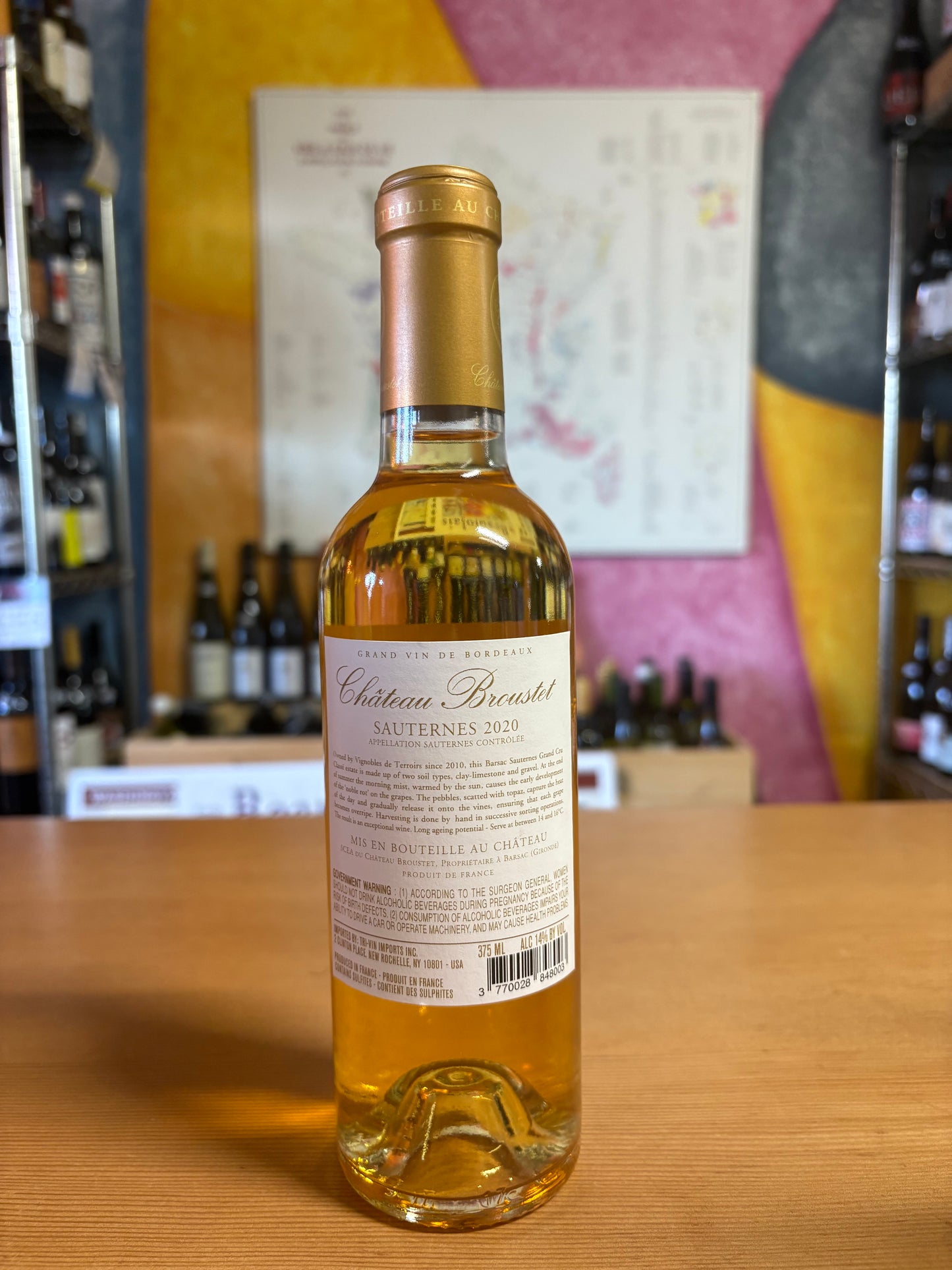 CHATEAU BROUSTET 2020 Sauternes 375ml (Bordeaux, FR)