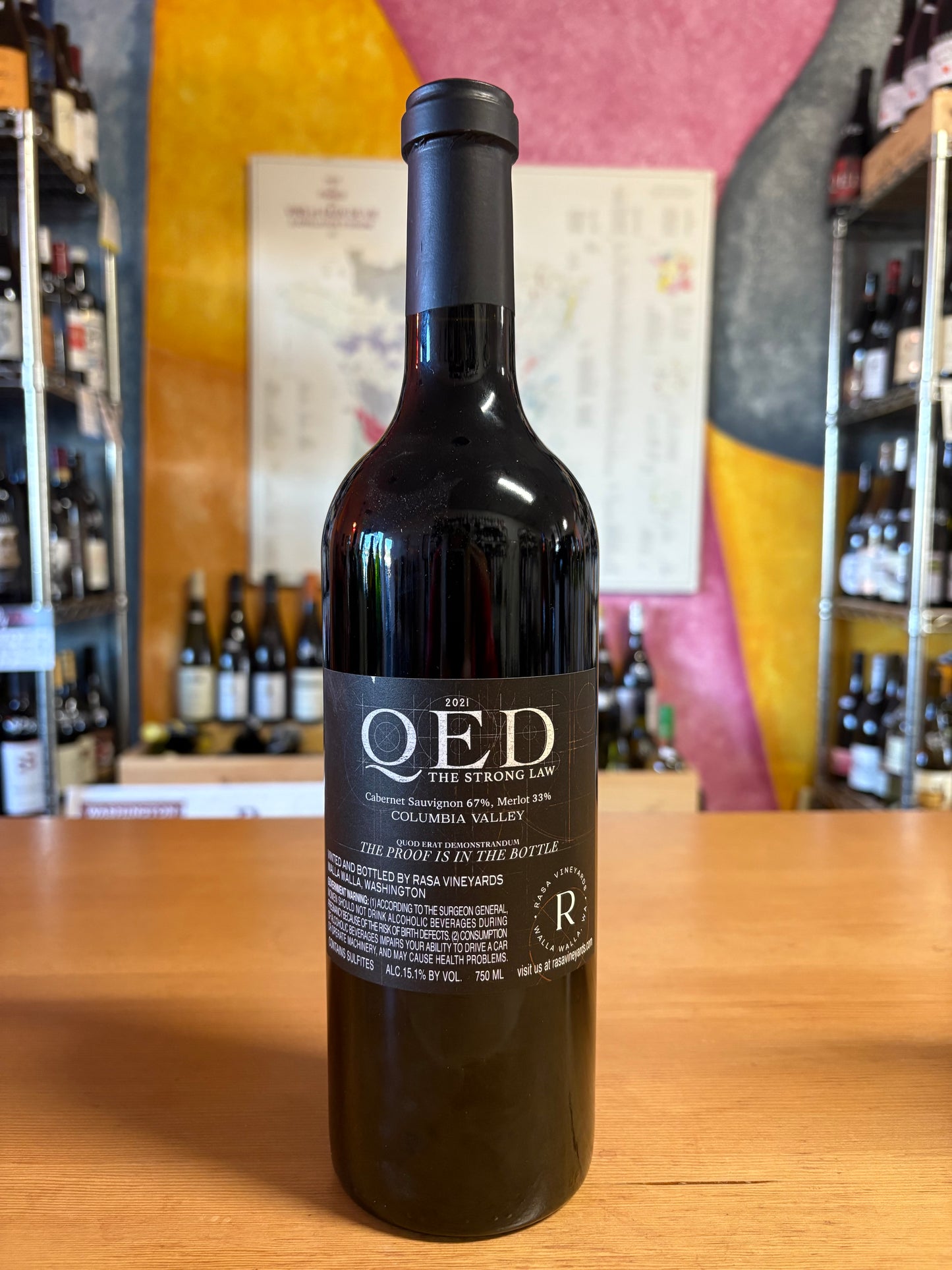 RASA VINEYARDS 2021 QED "Strong Law' (Colombia Valley, WA)