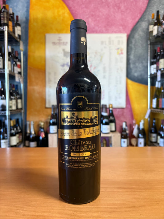 CHATEAU ROMBEAU 2020 "Pierre de la Fabregue' (Cotes du Rousillion, FR)