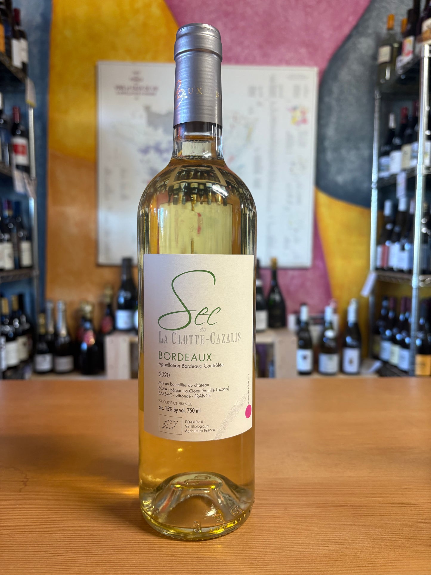 LA CLOTTE-CAZALIS  2020 Bordeaux Blanc 'Sec' (Bordeaux, FR)