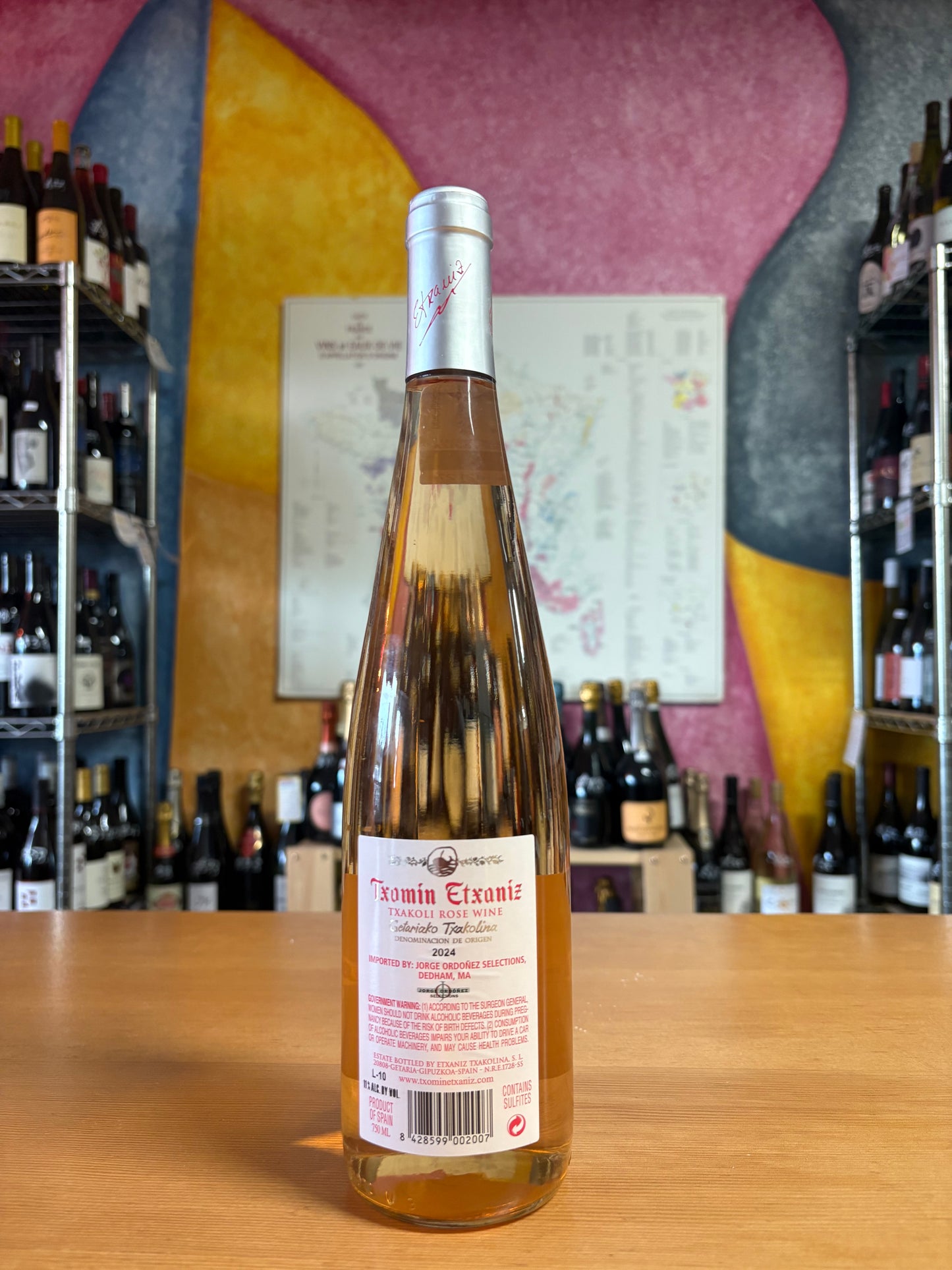 TXOMIN ETXANIZ 2024 Txakoli Rose Wine (Getaria, Spain)