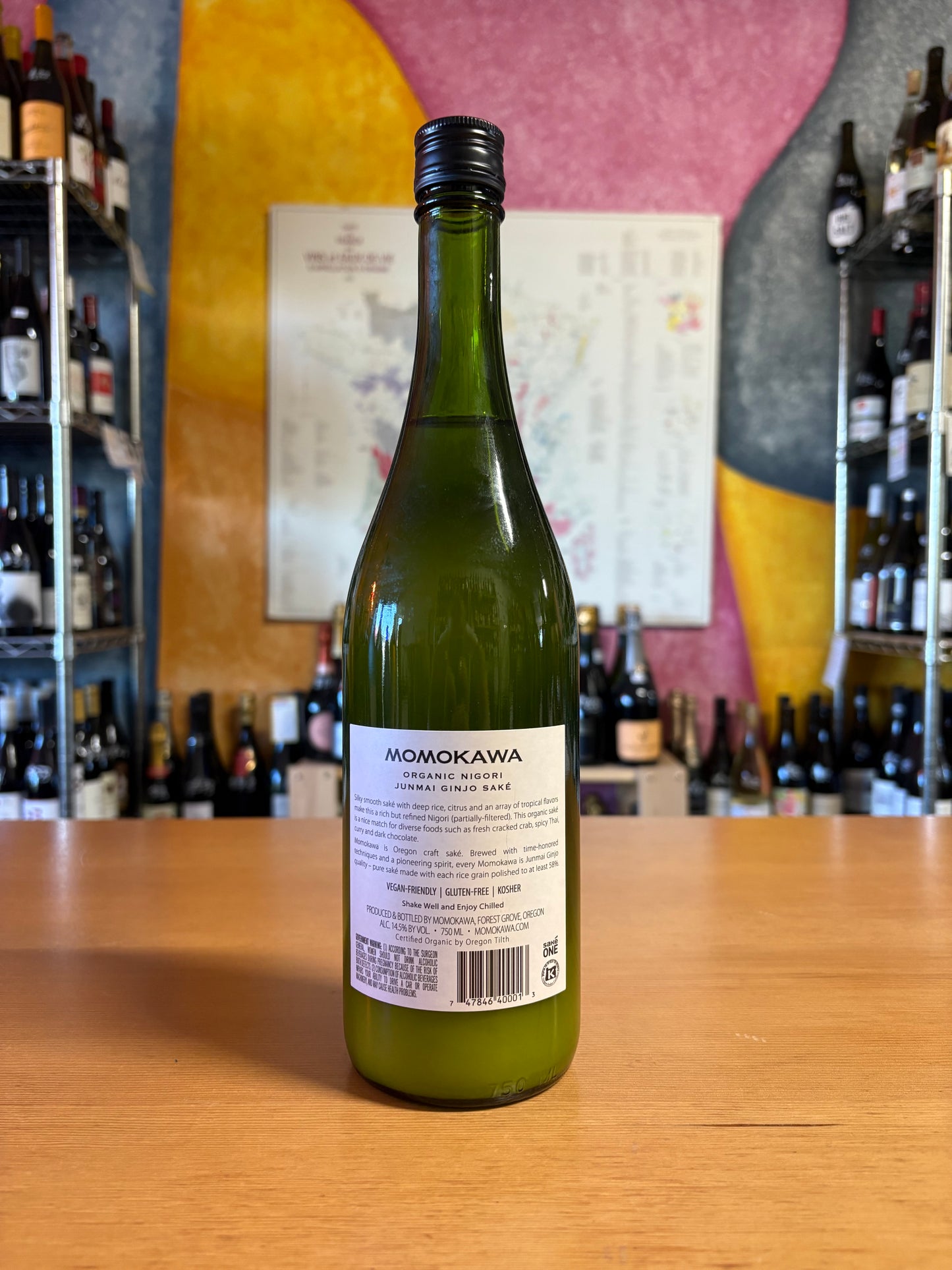 MOMOKAWA Organic Creamy Nigori Sake 750ml