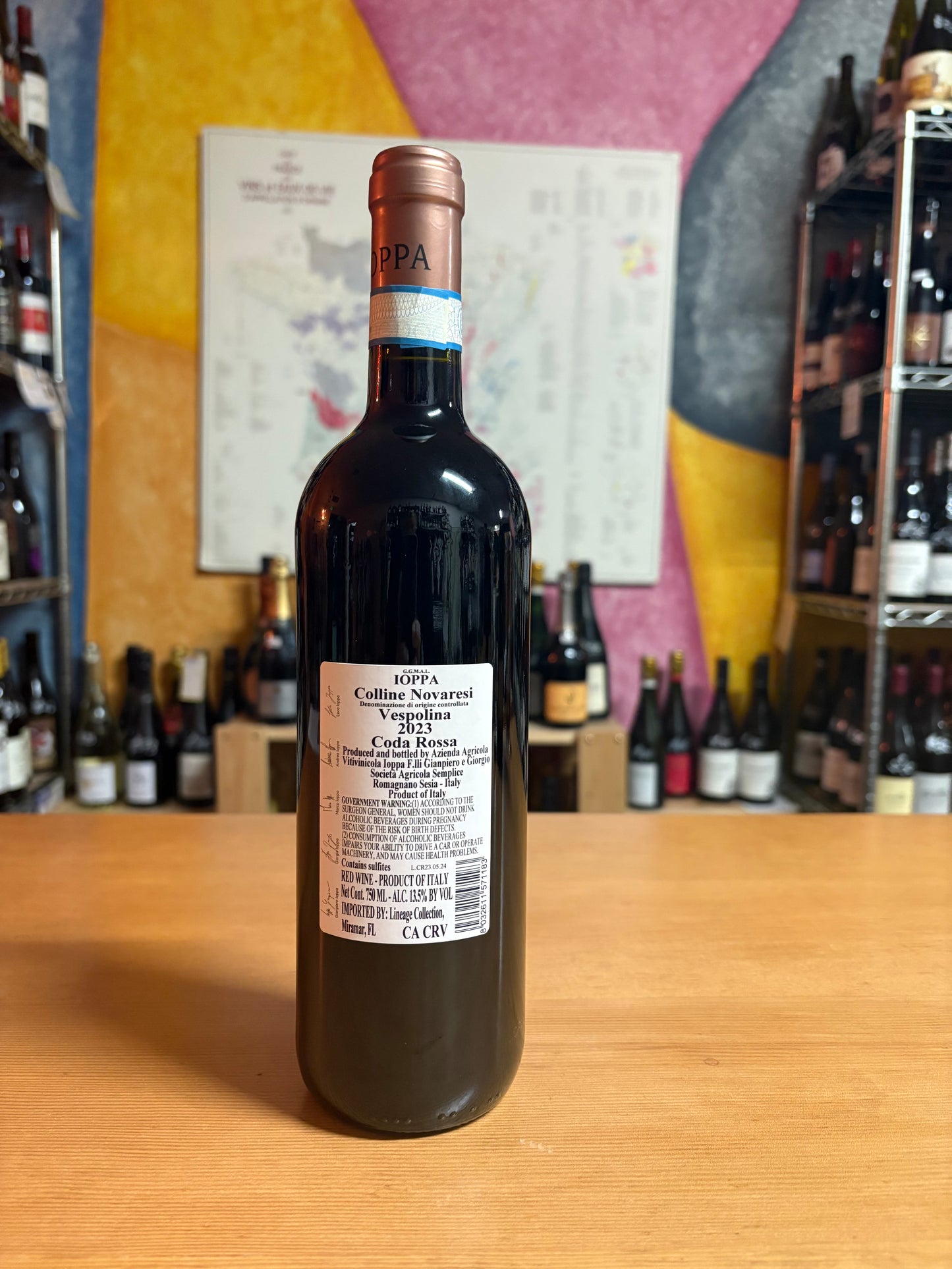 IOPPA 2023 Vespolina 'Coda Rossa' (Colline Novaresi/Piedmont, Italy)