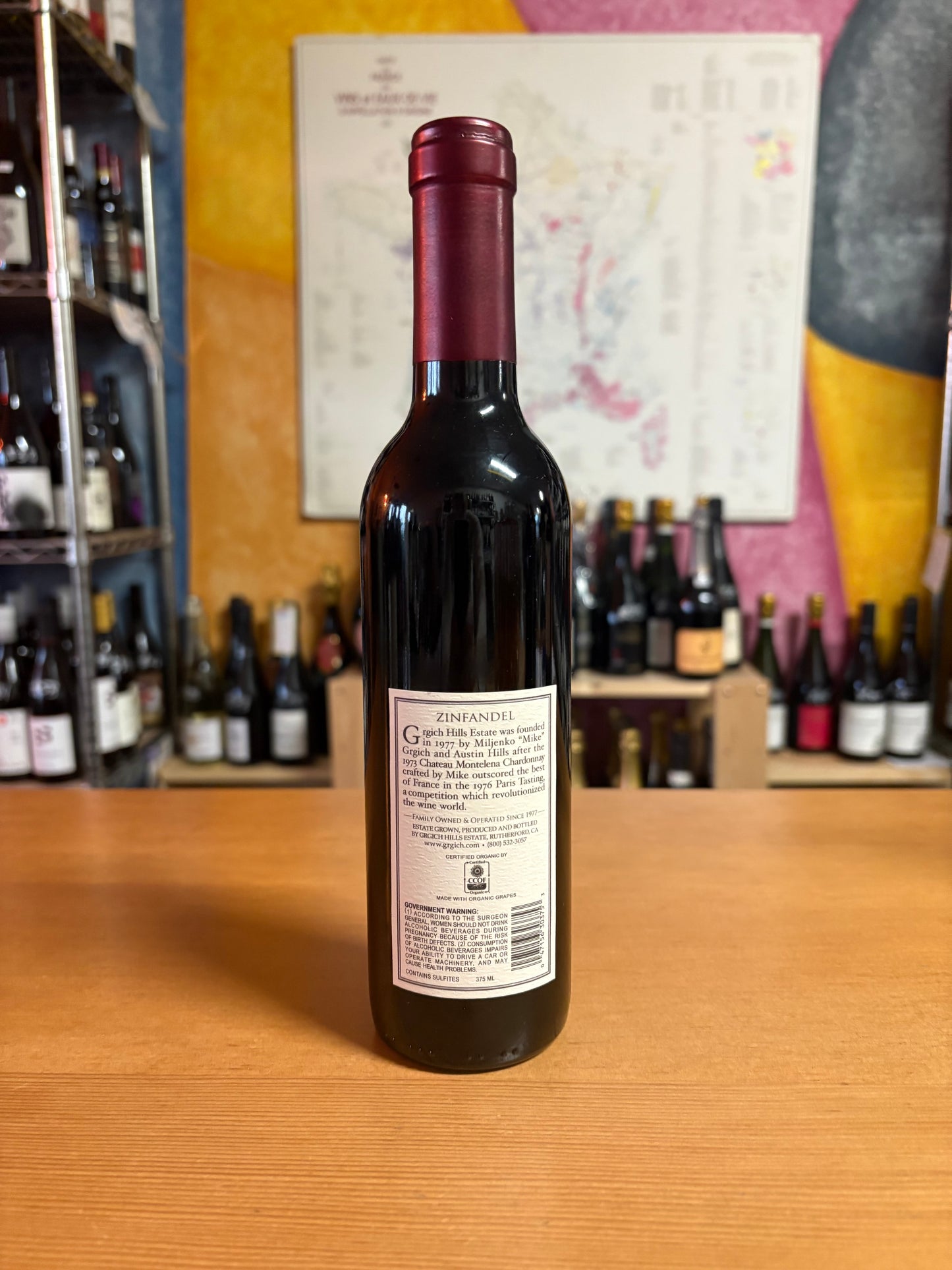 GRGICH HILLS 2020 Zinfandel 375ml (Napa, CA)