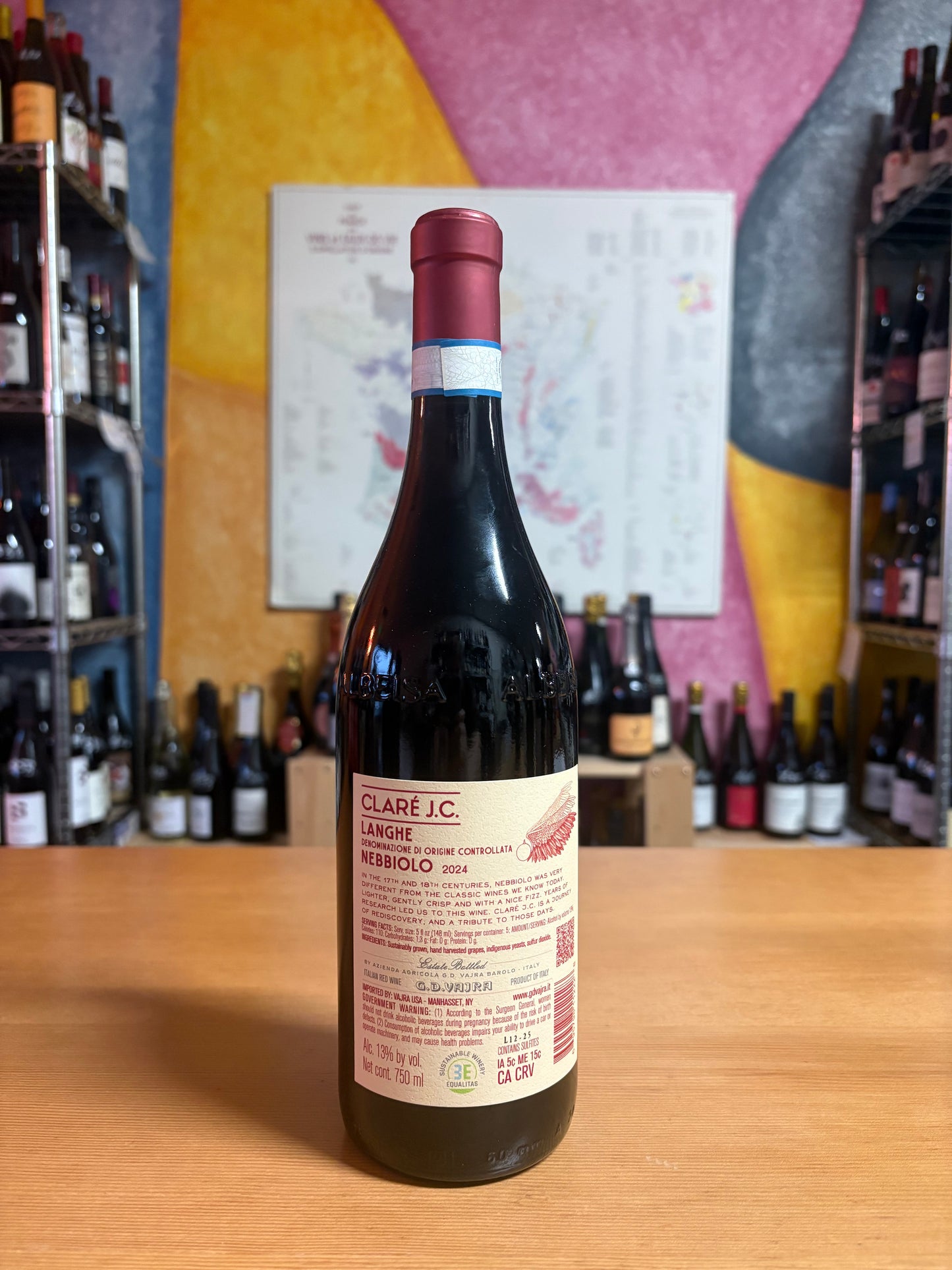 G.D. VAJRA 2024 Langhe Nebbiolo 'Clare J.C' (Piedmont, Italy)