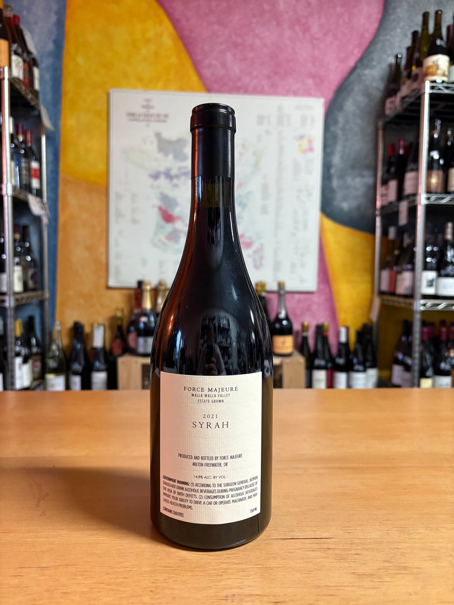 FORCE MAJEURE 2021 Syrah 'Walla Walla Estate' (Red Mountain, WA)