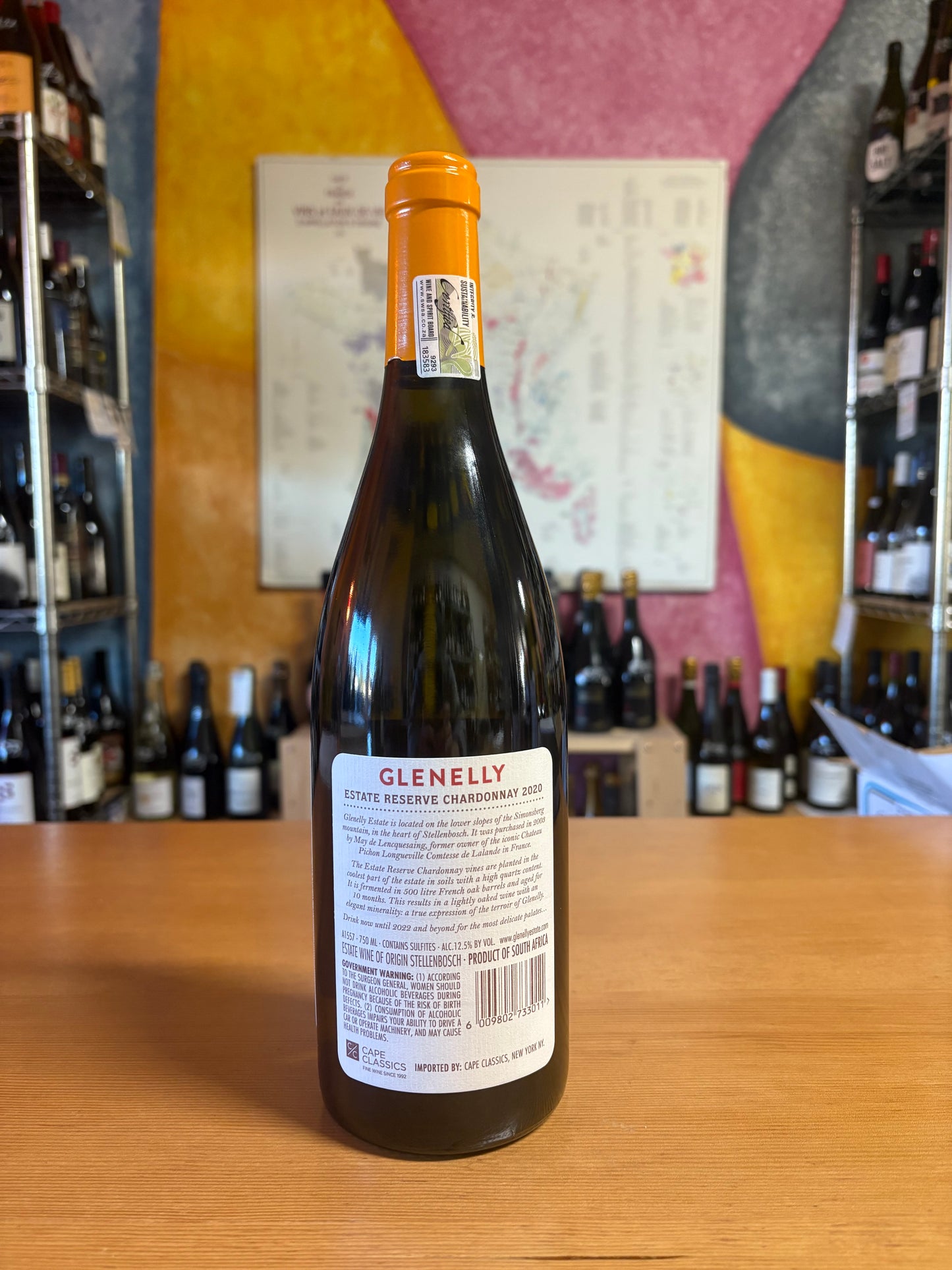 GLENELLY 2020 Chardonnay 'Estate Reserve' (Stellenbosch, South Africa)