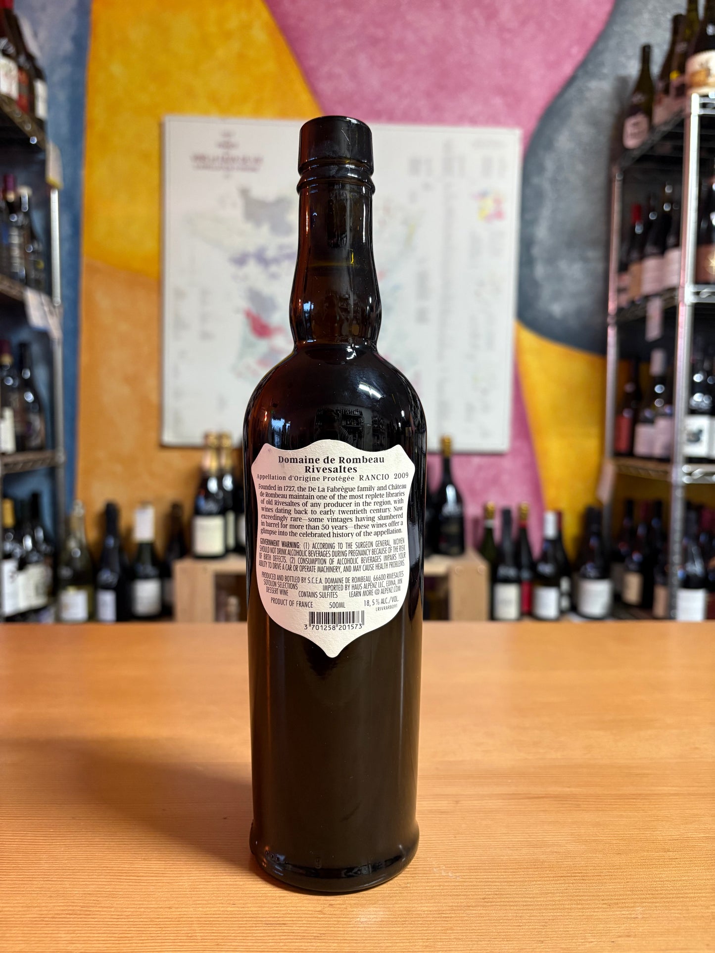 DOMAINE DE ROMBEAU 2009 Vin doux Naturale 'Rancio' (Rivesaltes, FR)