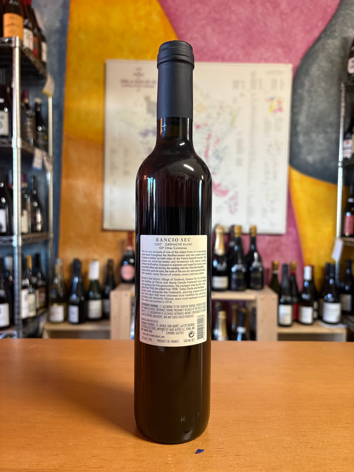 DOMAINE FONTANEL 2007 Rancio Sec 'L'Ancetre' (Cotes Catalanes, FR)