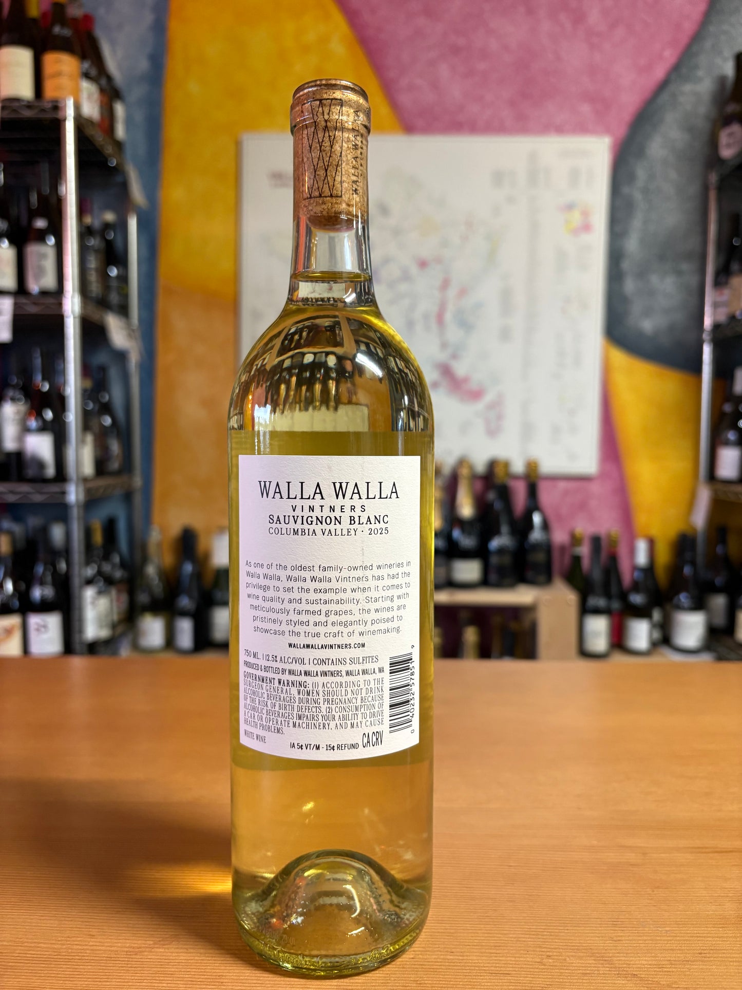 WALLA WALLA VINTNERS 2025 Sauvignon Blanc (Columbia Valley, WA)