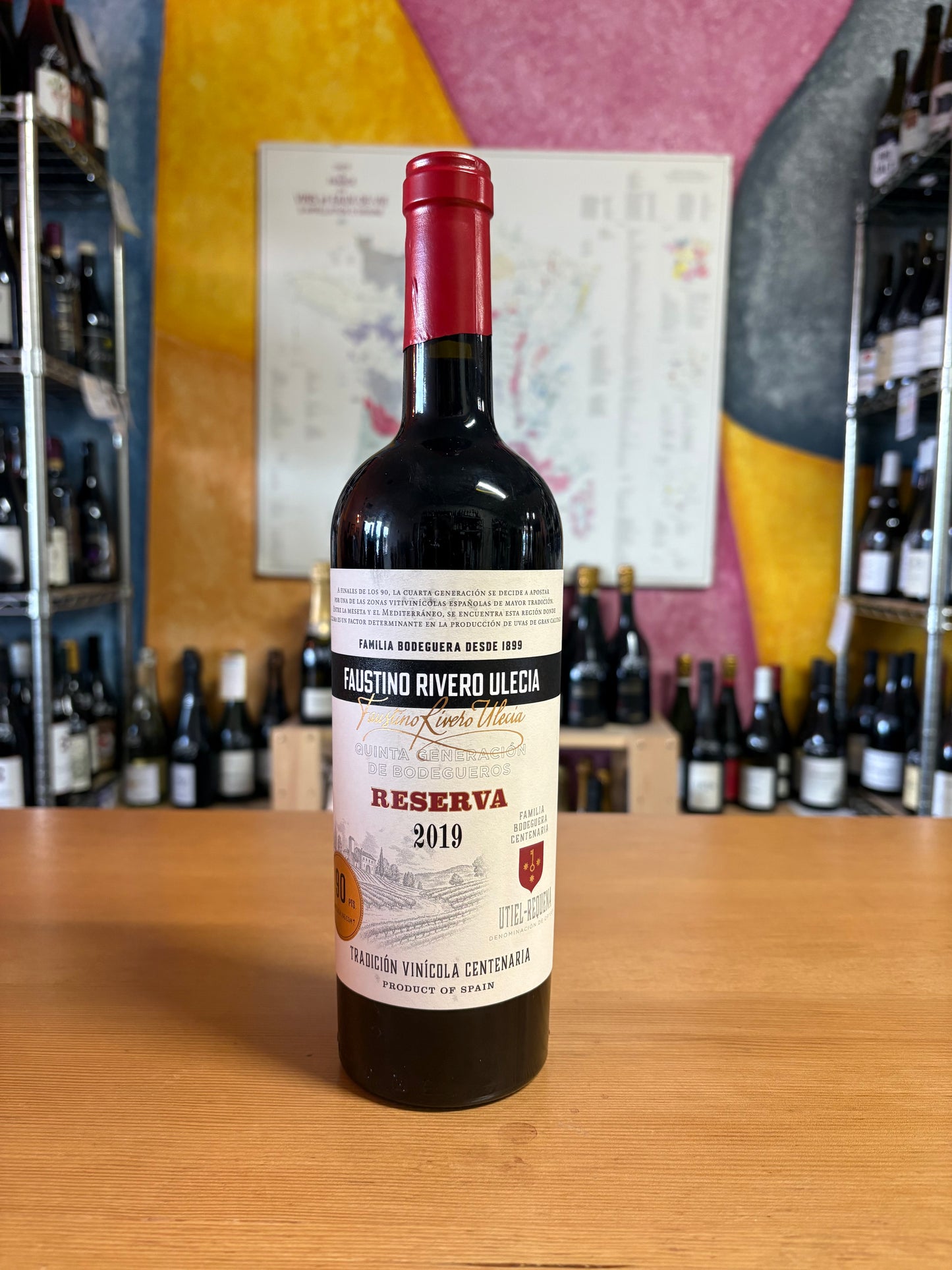 FAUSTINO RIVERO ULECIA 2019 Bobal-Tempranillo Reserva (Utiel-Requena, SP)