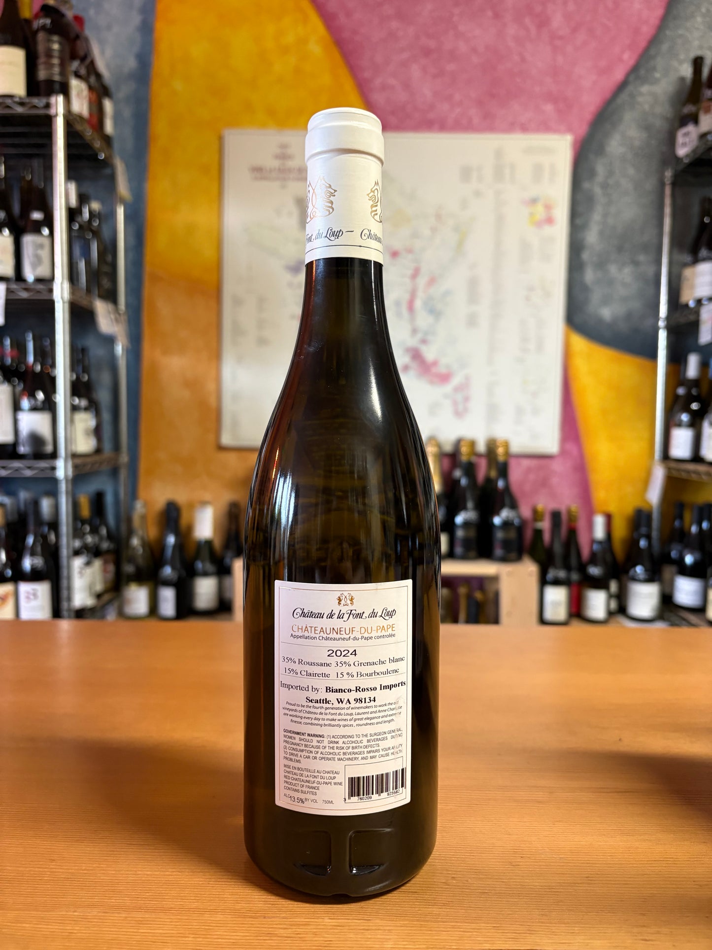 FONT DU LOUP 2024 Chateauneuf de Pape Blanc (Rhone, FR)