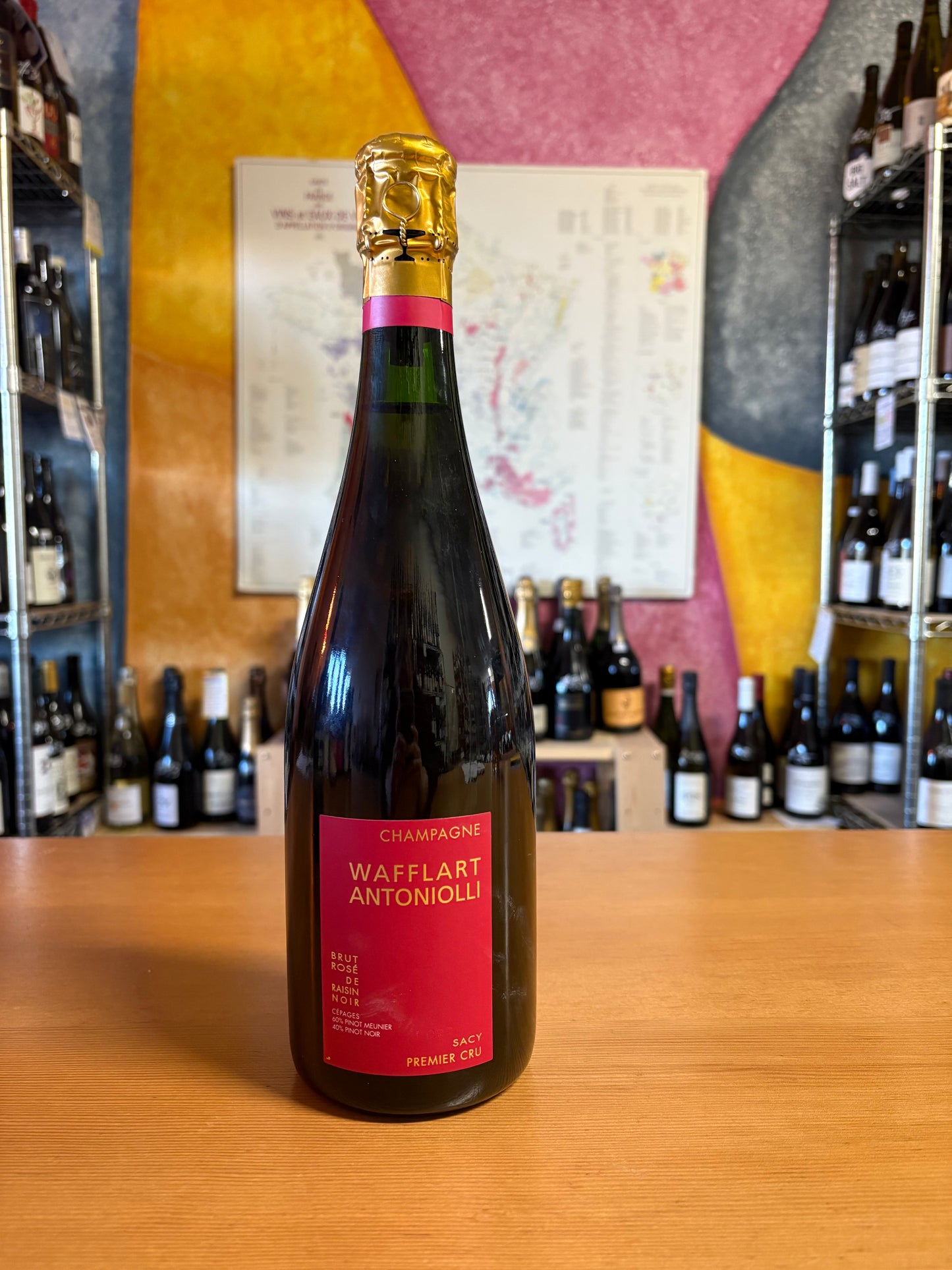 WAFFLART-ANTONIOLLI NV Premier Cru Brut Rosé (Champagne, FR)