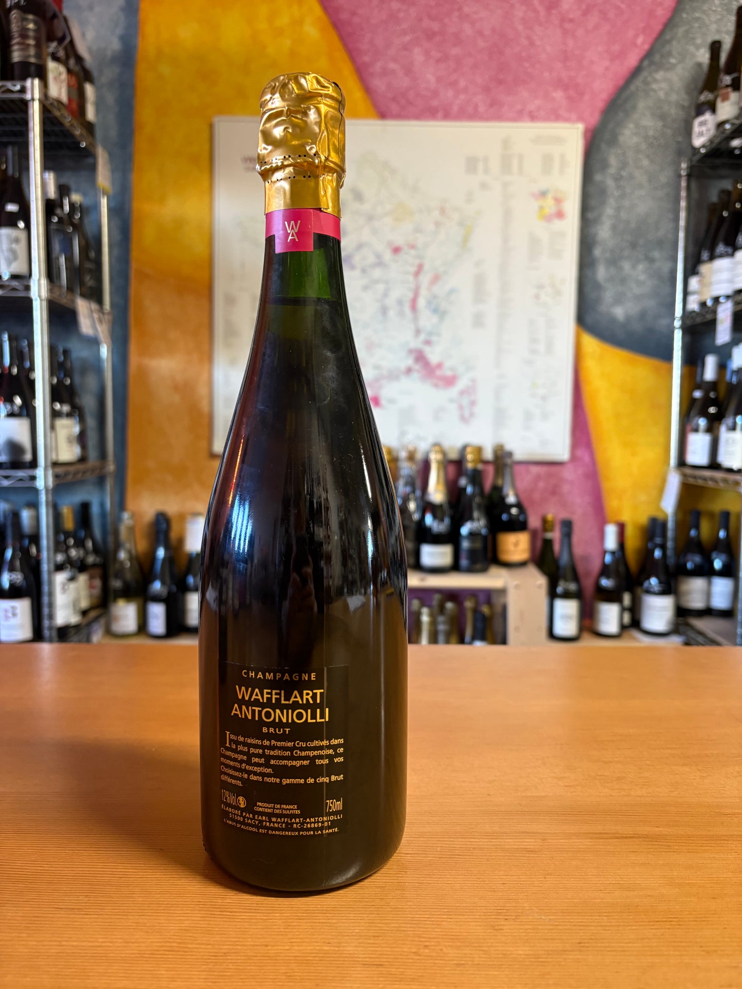 WAFFLART-ANTONIOLLI NV Premier Cru Brut Rosé (Champagne, FR)