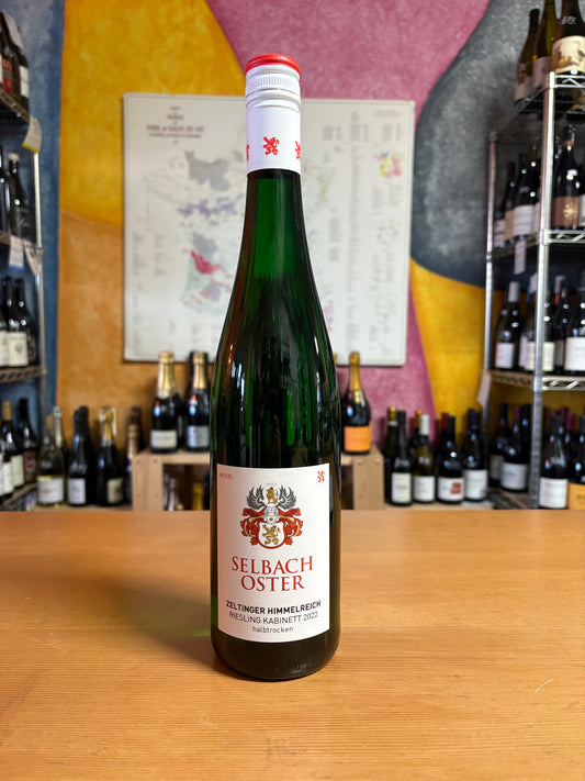 SELBACH-OSTER 2022 Riesling Kabinett Halbtrocken 'Zeltinger Himmelreich' (Mosel, Germany)
