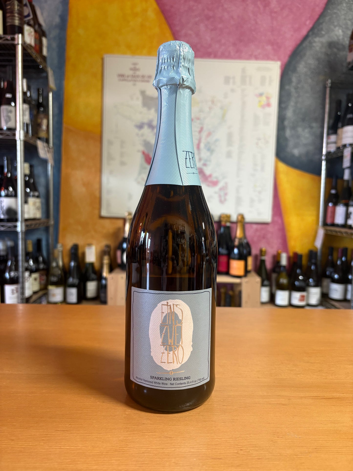 LEITZ NV Sparkling Riesling 'Eins Zwei Zero' (Rudesheim, Germany)