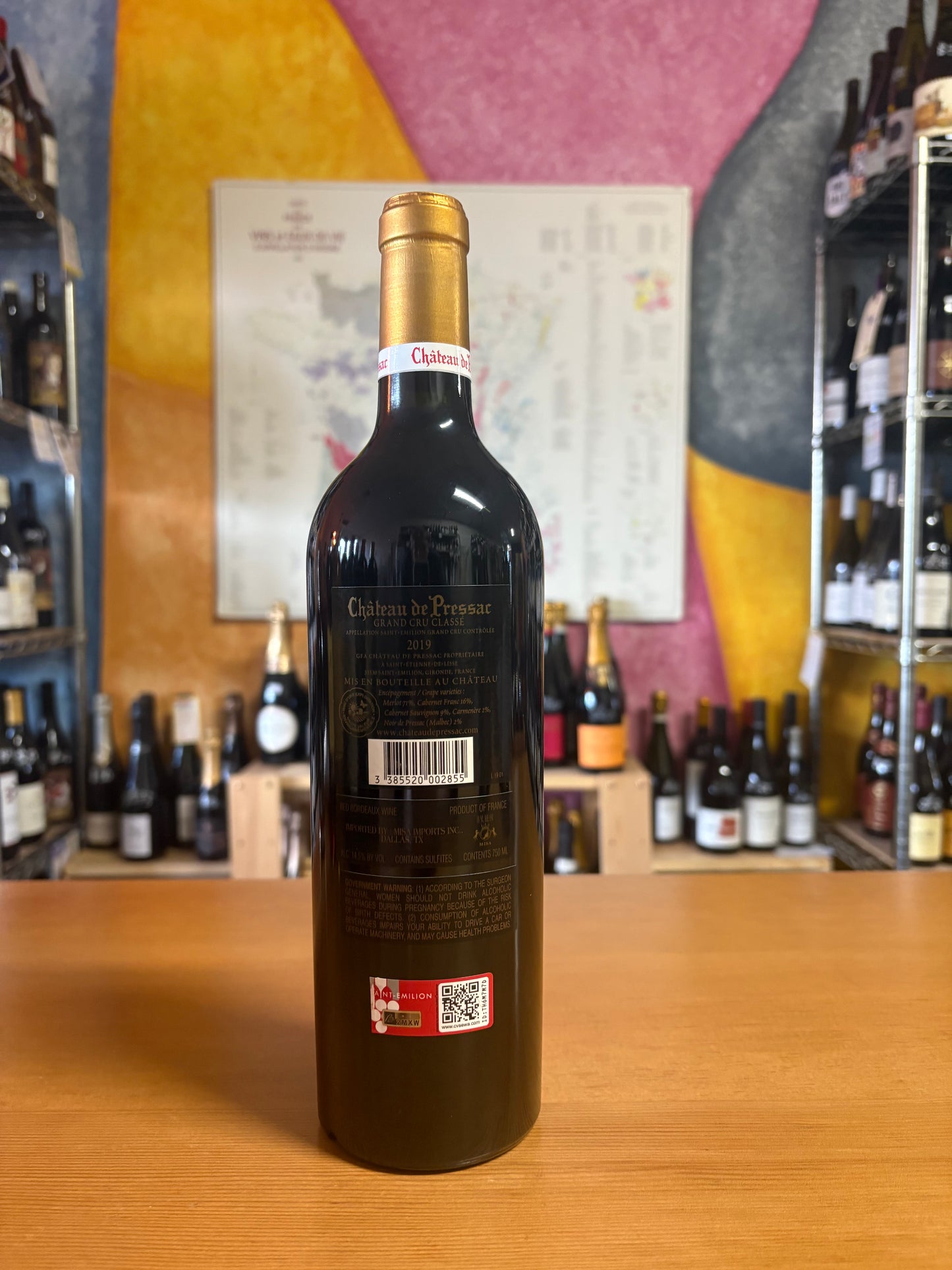 CHATEAU DE PRESSAC 2019 St. Emilion Grand Cru (Bordeaux, FR)