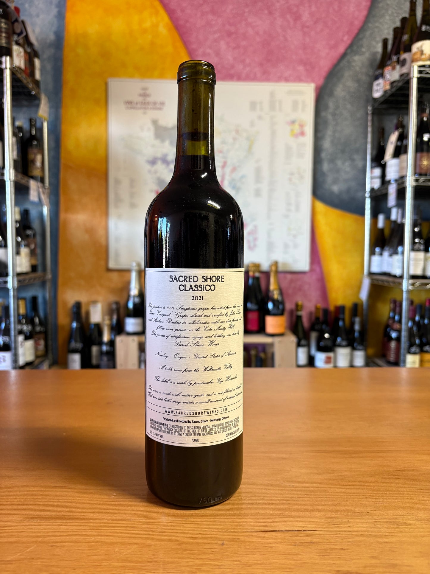 SACRED SHORE 2021 Sangiovese Classico (Willamette Valley, OR)