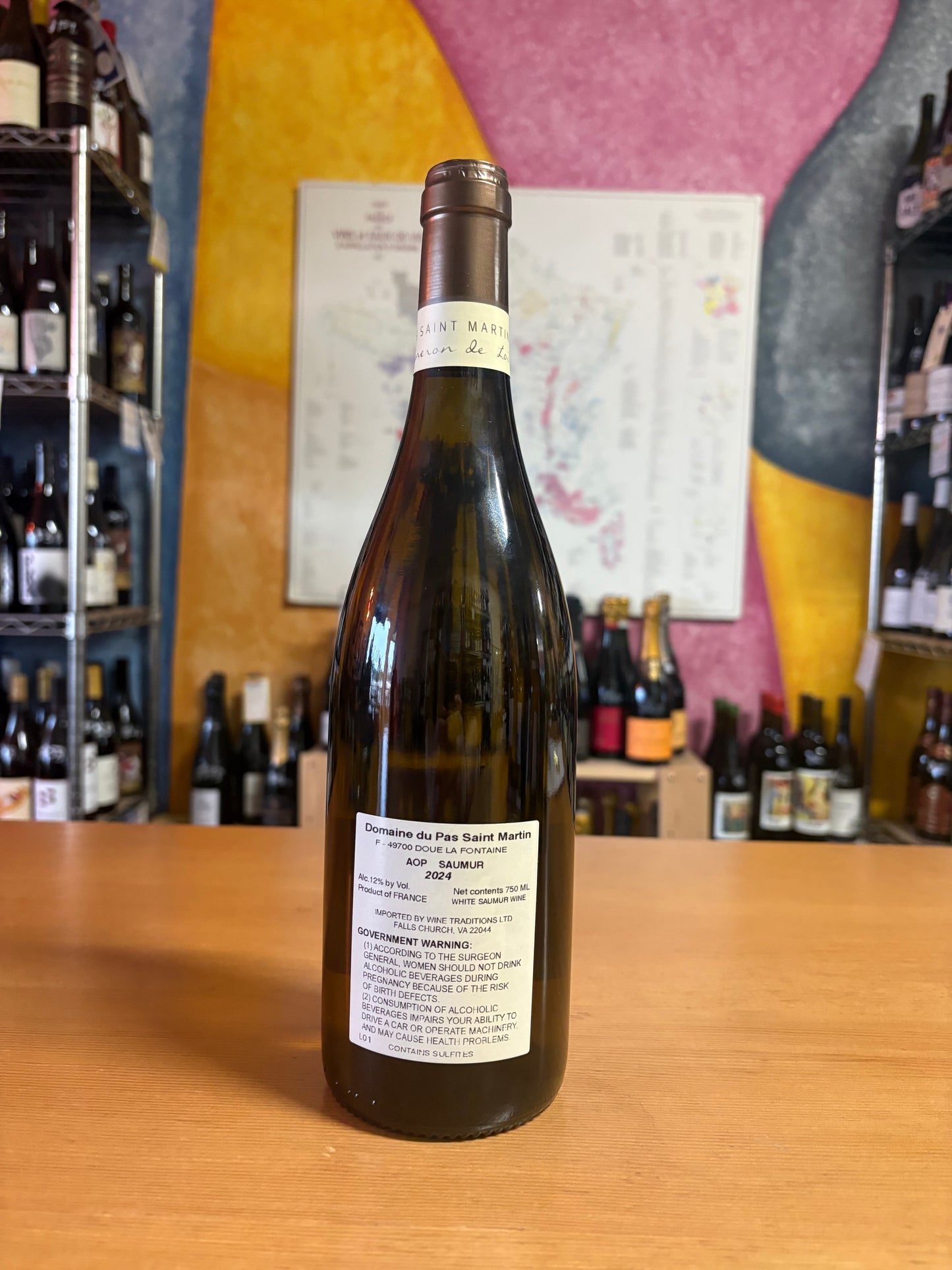 PAS SAINT MARTIN 2024 Saumur Blanc 'La Pierre Frite' (Loire, FR)