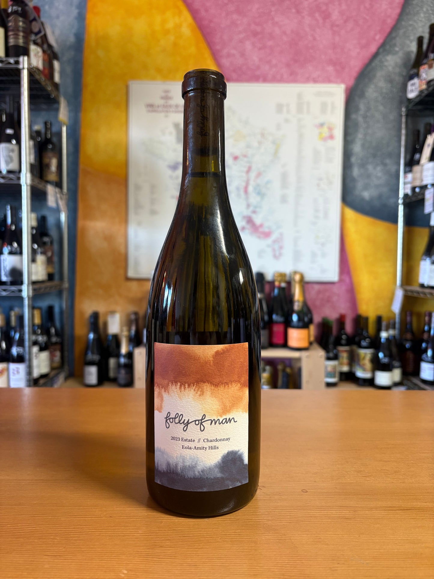 FOLLY OF MAN 2023 Estate Chardonnay (Eola-Amity Hills, OR)
