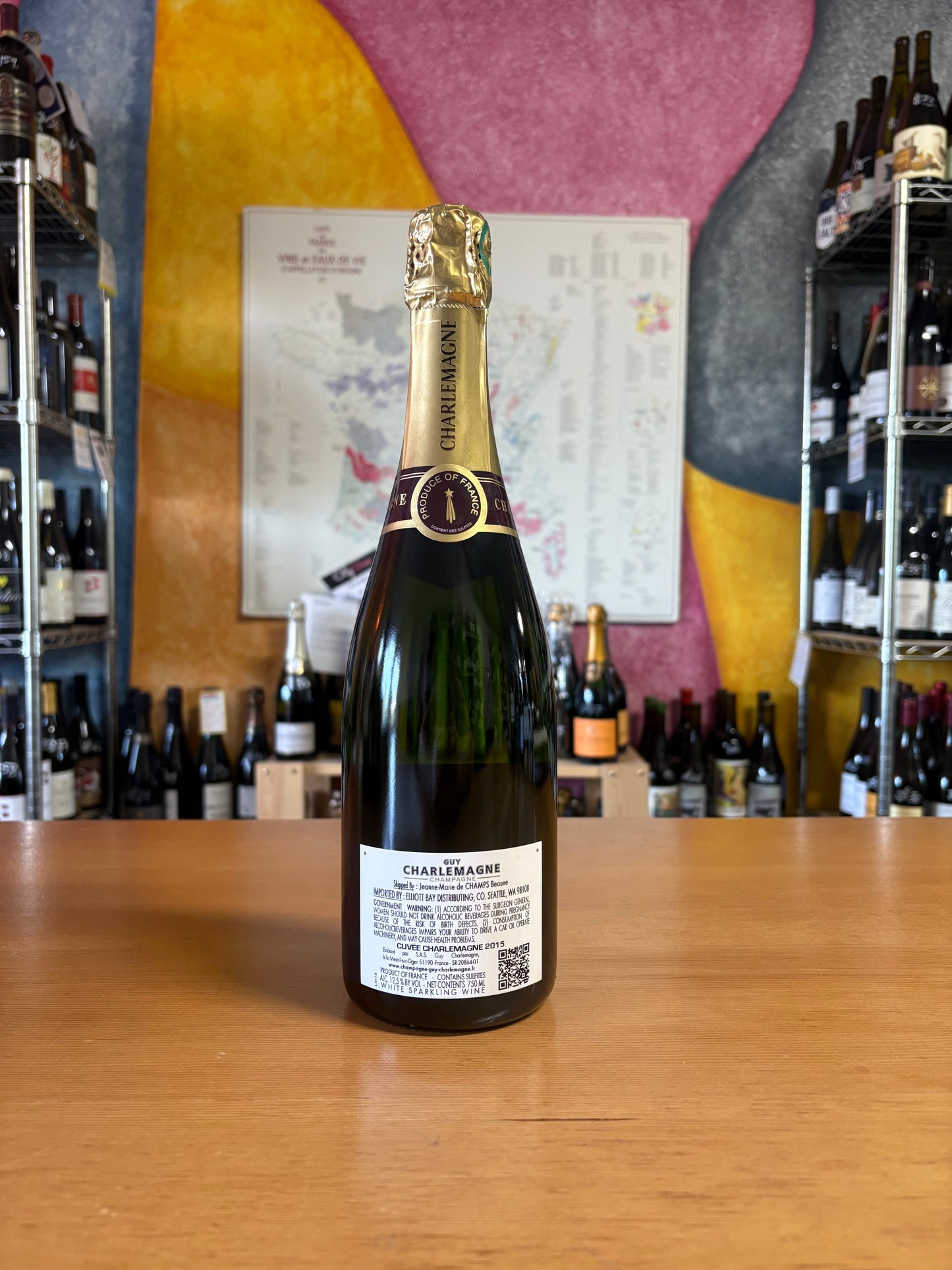 GUY CHARLEMAGNE 2015 Blanc des Blancs Extra Brut Grand Cru 'Les Coulmets' (Champagne, France)