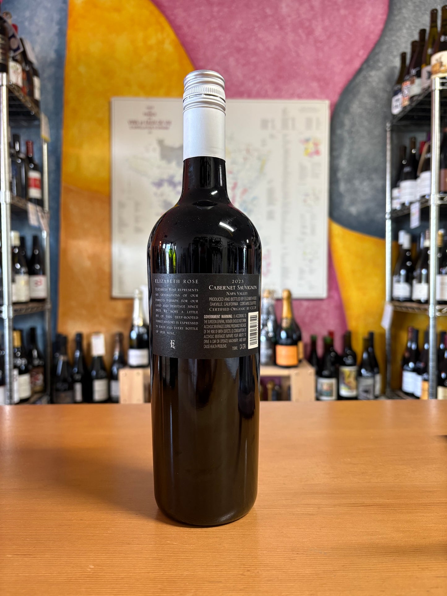 ELIZABETH ROSE 2023 Cabernet Sauvignon (Napa Calley, CA)