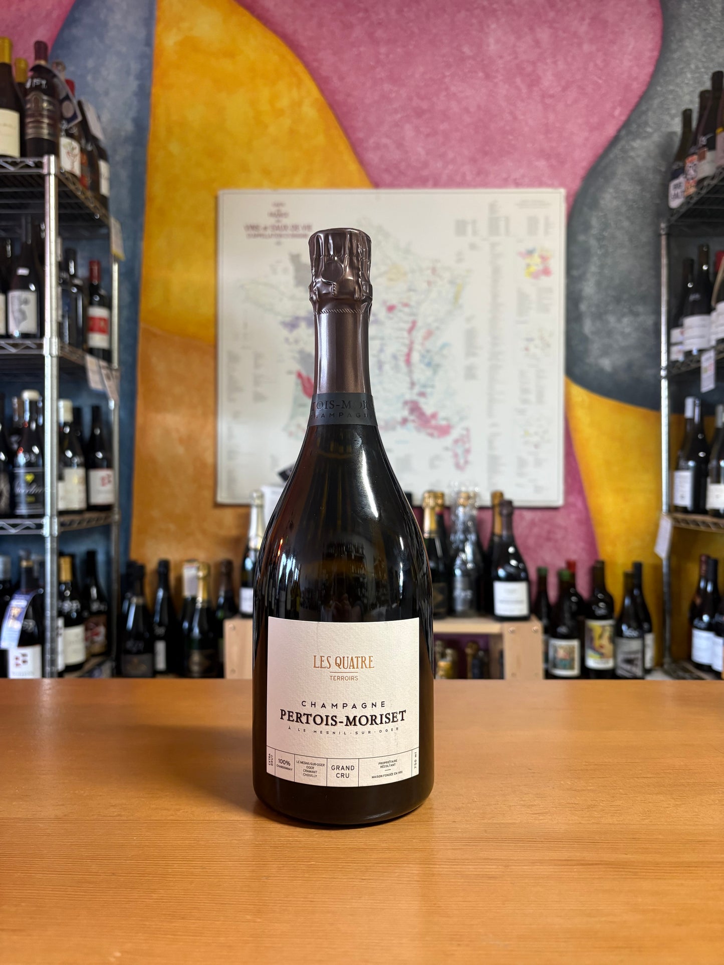 PERTOIS-MORISET NV Blanc de Blanc Extra Brut 'Les Quatre Terroirs' (Champagne, FR)