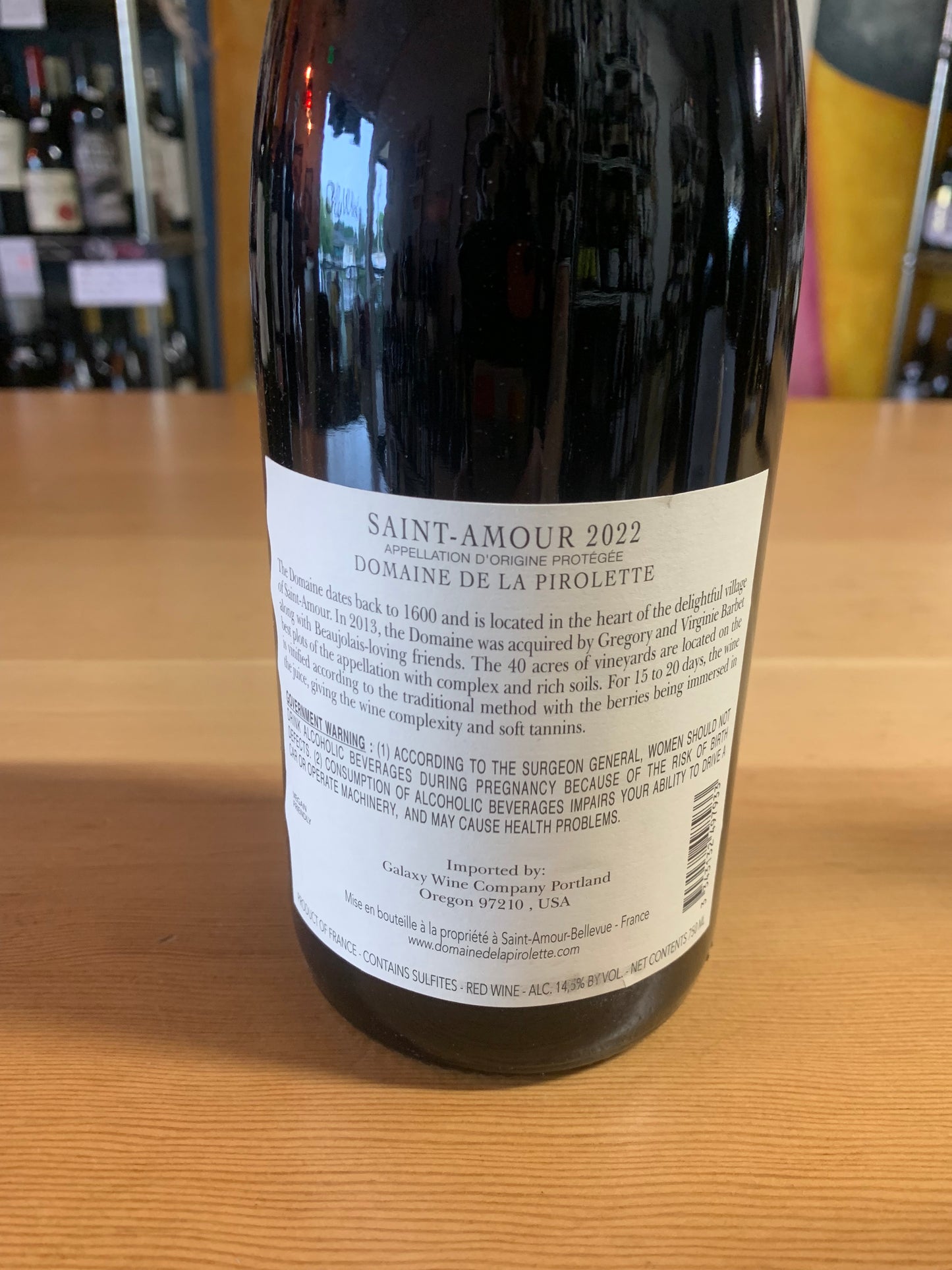 DOMAINE DE LA PIROLETTE 2022 Saint-Amour (Beaujolias, FR)