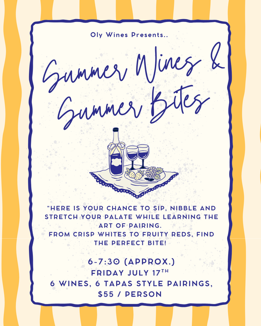 Summer Wine with Summer Bites!