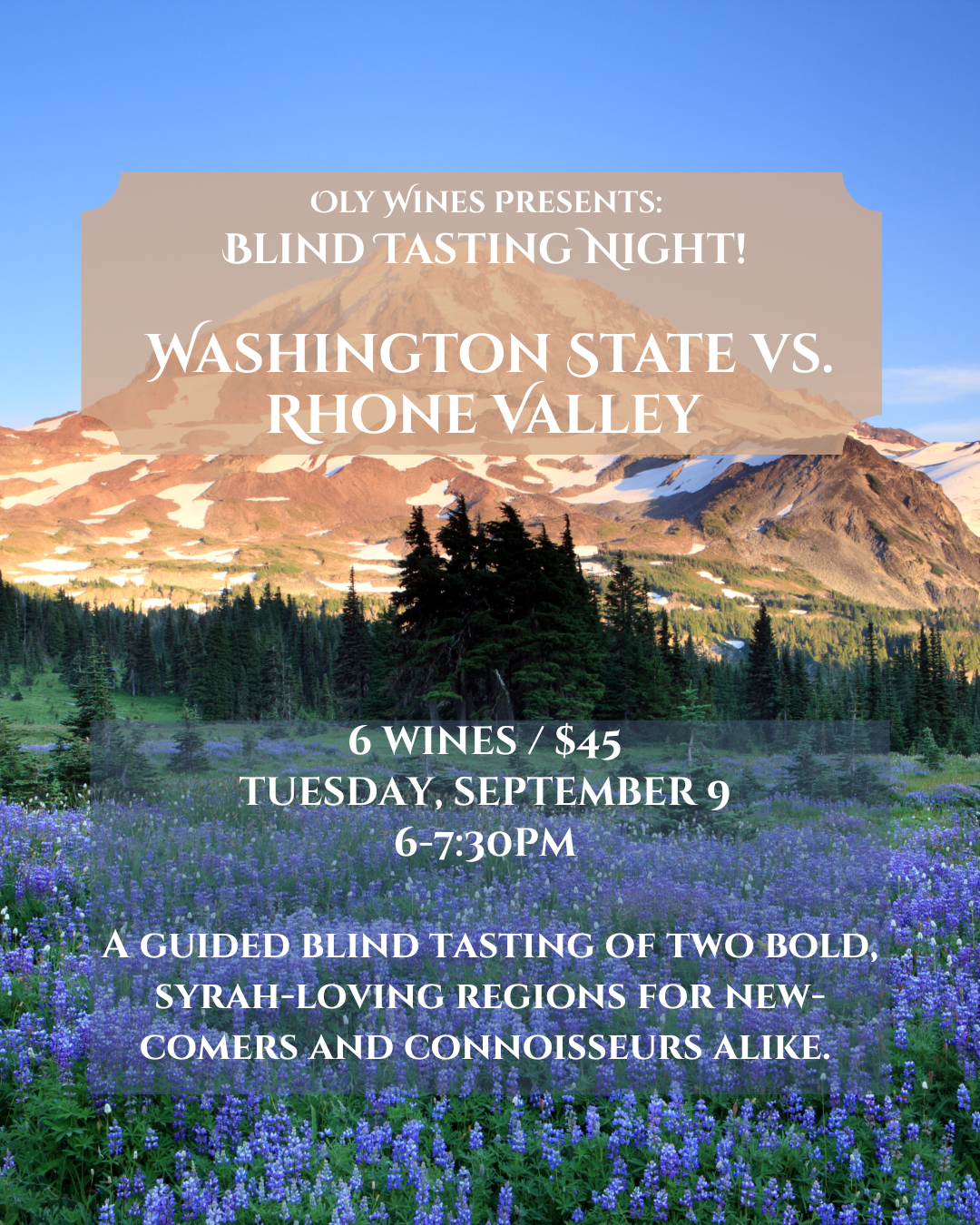 Blind Tasting Night! Washington vs. Rhone Valley