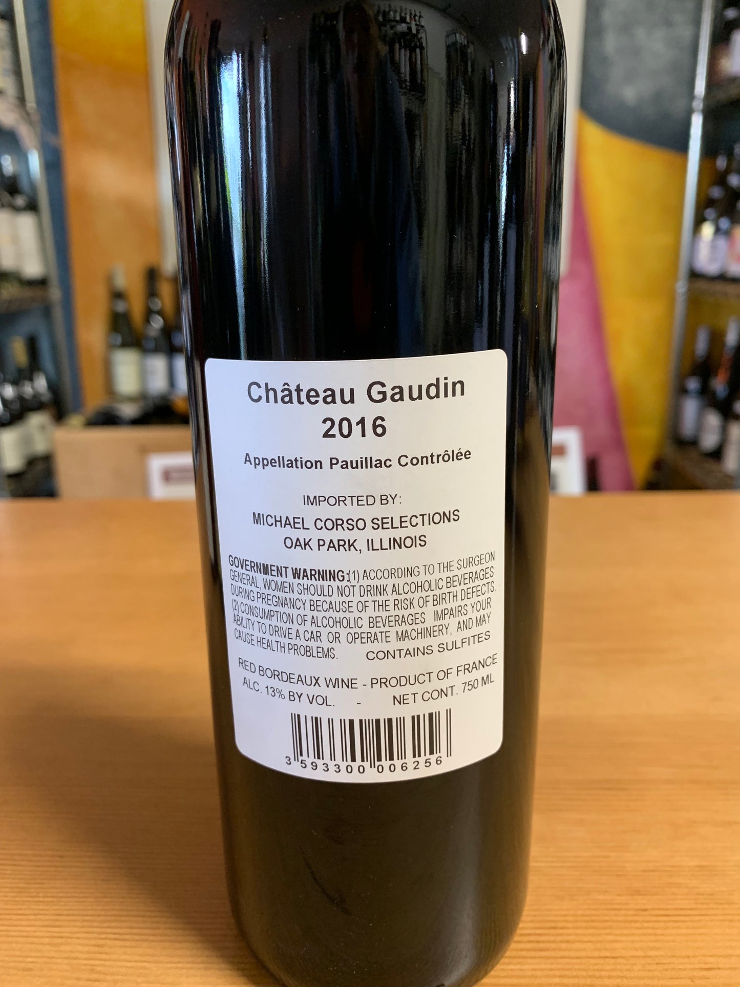 CHATEAU GAUDIN 2016 Pauillac (Bordeaux, France)