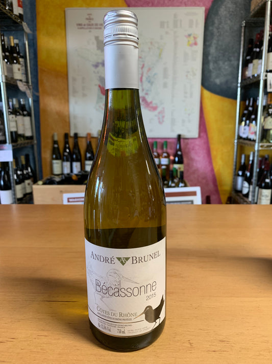 ANDRE BRUNEL 2015 Cotes du Rhone 'Becassone' (Rhone, France)