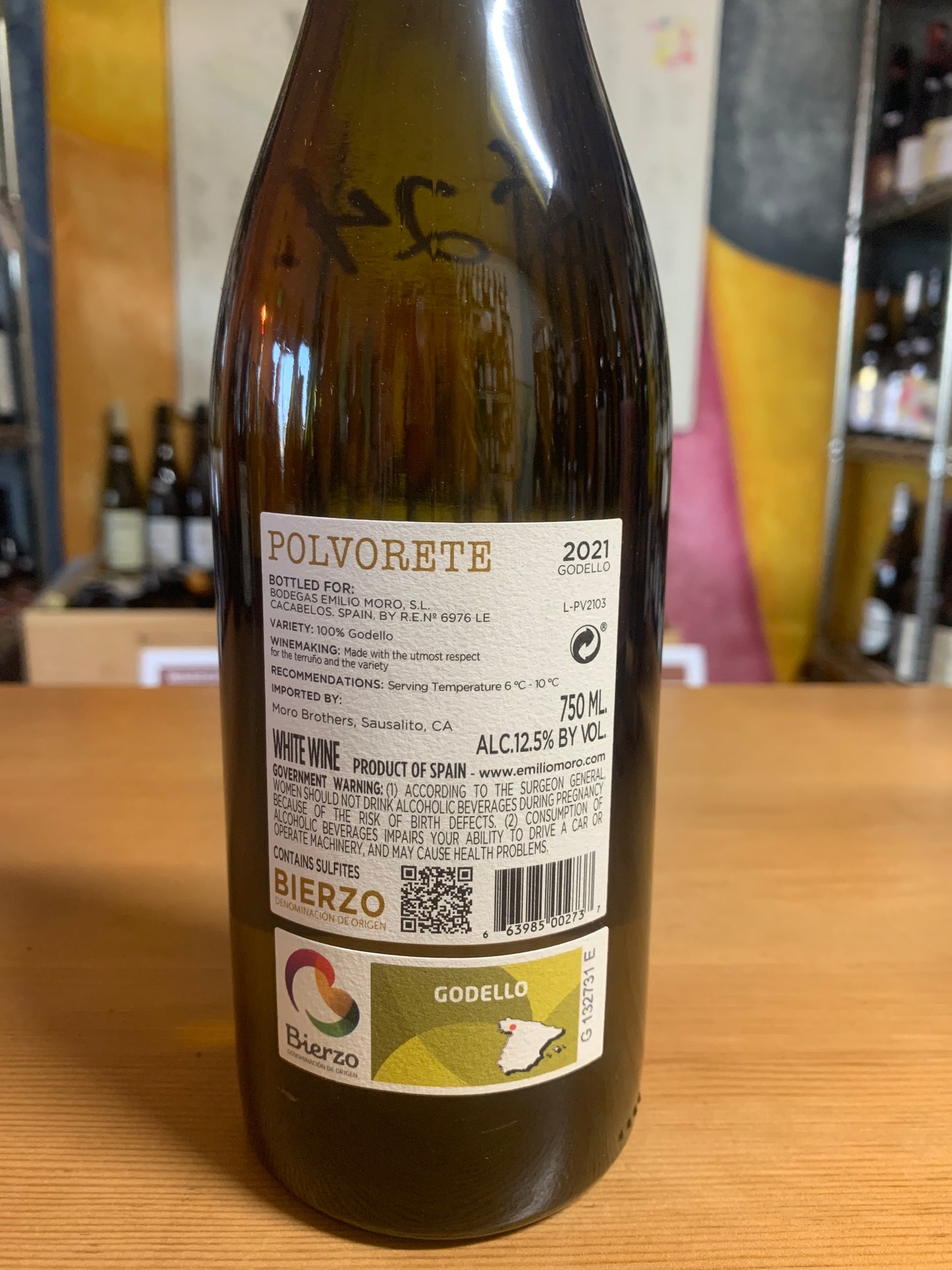 EMILIO MORO 2021 Godello 'Polvorete' (Bierzo, Spain)