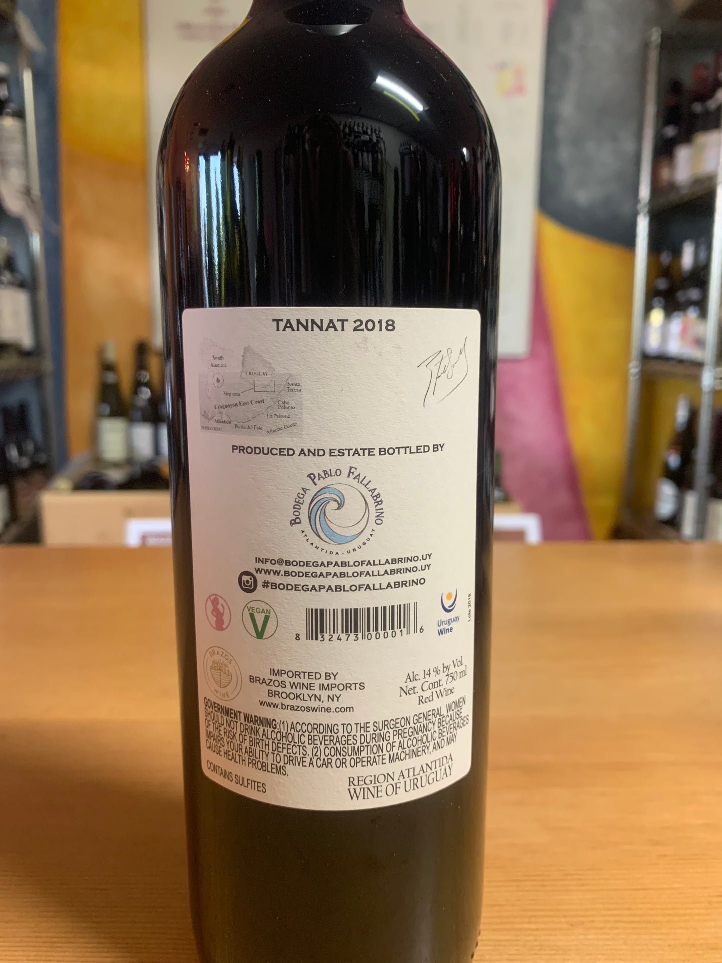 PABLO FALLABRINO 2018 Tannat (Atlantida, Uruguay)